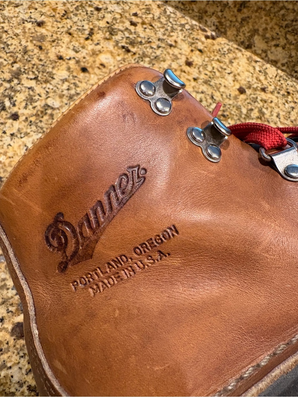 Danner Mountain Lite - Cascade Clovis Brown Leather Hiking Boots 7 Gore-Tex - Picture 7 of 11